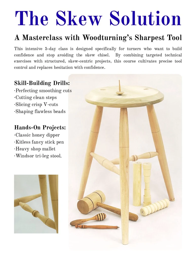 The Skew Solution, a 5-day masterclass flyer